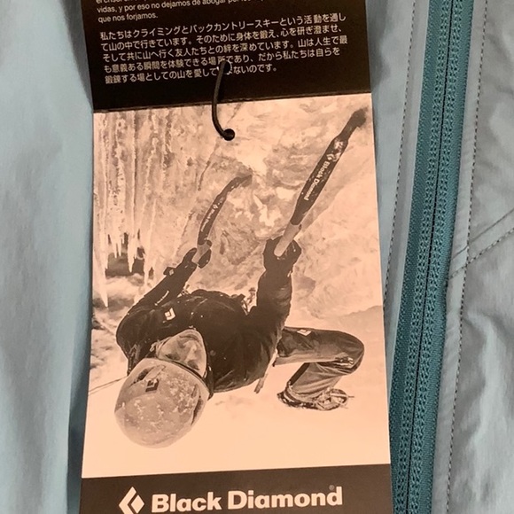 Black Diamond W ALPINE START JACKET Women’s -Arctic Blue - Picture 14 of 14